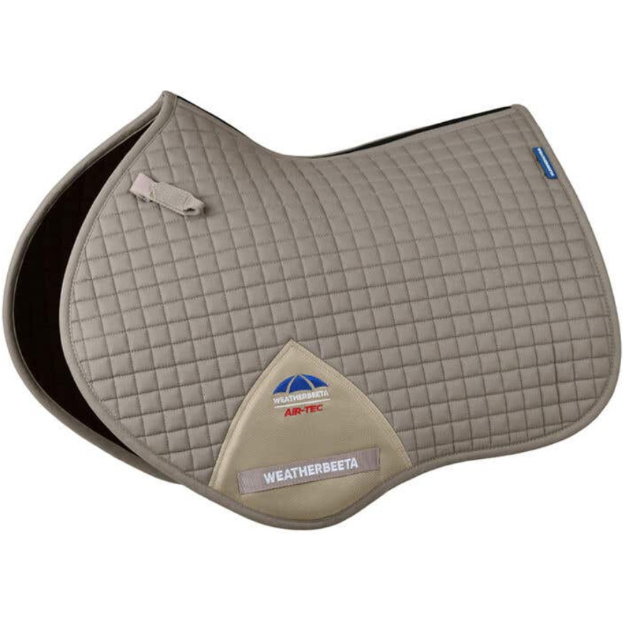 2025 WeatherBeeta Prime Air-Tec Jump Shaped Saddle Pad 1028251 - Natural Clay